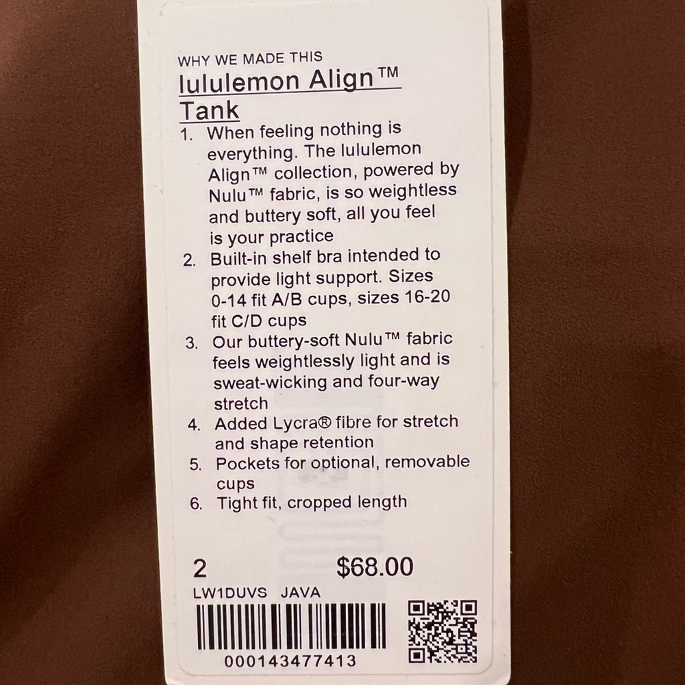 Lululemon Align Tank Java - image 7